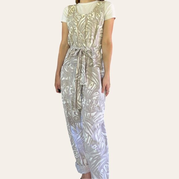 90s/2000s boho patterned vintage jumpsuit - Picture 3 of 7